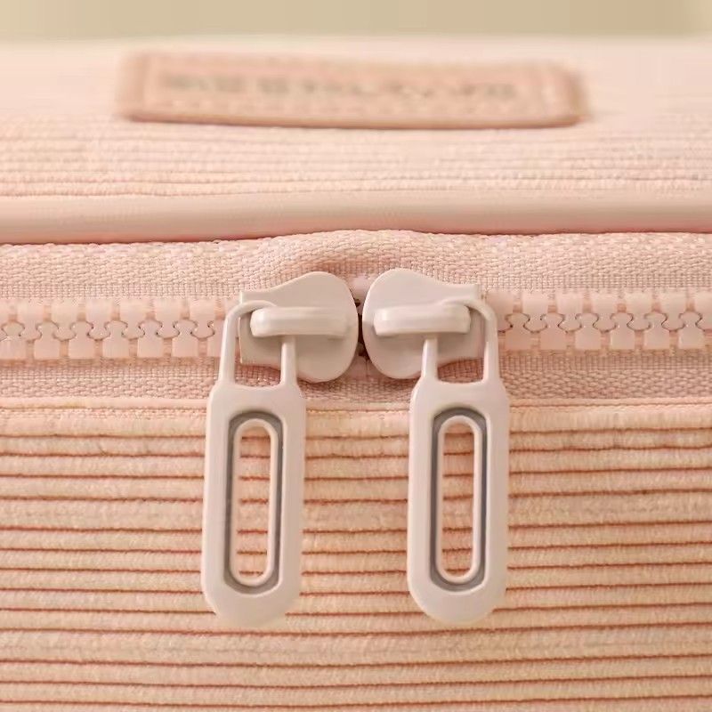 1PC Hand-held Cosmetic Bag Small Makeup Organizer Bags Woman Large Capacity Toiletry Bag Makeup Bruses Holder Travel Organizer