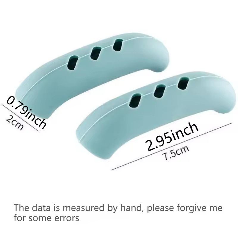 10PCS Silicone Assist Handle Holder Grip Kitchen Cast Iron Skillet Handle Covers Heat Resistant Non Slip Pot Grip Handle Sleeves