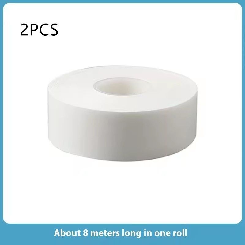 2PCS 8M Self-Adhesive Sweatproof Collar Disposable Hat Shirt Collar Adhesive Anti-dirty Grime Protector Tape Breathable Stickers