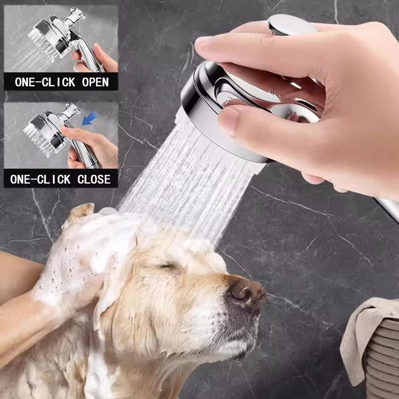 2-in-1 Pet Shower Head Bath Brush Dog Cat Shower Head Comb Pet Washing Supply Accessories Sprinkler Dog Wash Shower Accessories