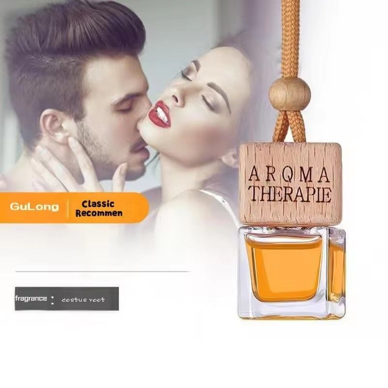 1PC 8ml Square Car Diffuser, 10 Scents Hanging Air Freshener with Refillable Bottle, Car Fragrance Decor Gift like Gardenia