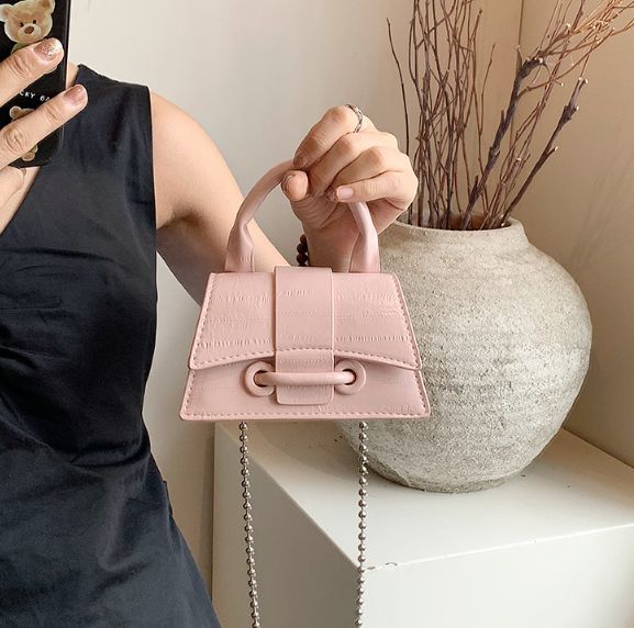 1PC Women Bag Silver Chic Crossbody Bag Luxury Designer Small Shoulder Bag Fashion Gold Mini Coin Purse Handbag for Woman