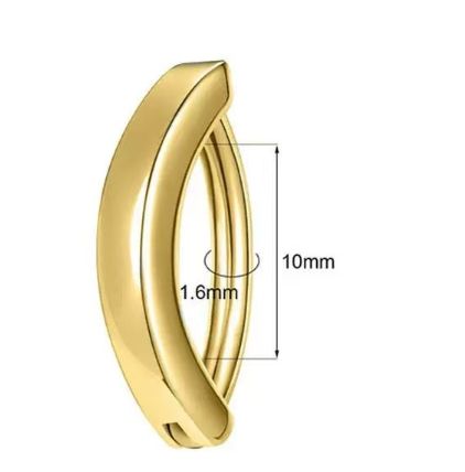 1PC Implant Grade Titanium Belly Button Ring Septum Ring Clicker Belly Clip Navel Ring Curved Barbell Piercing Jewelry