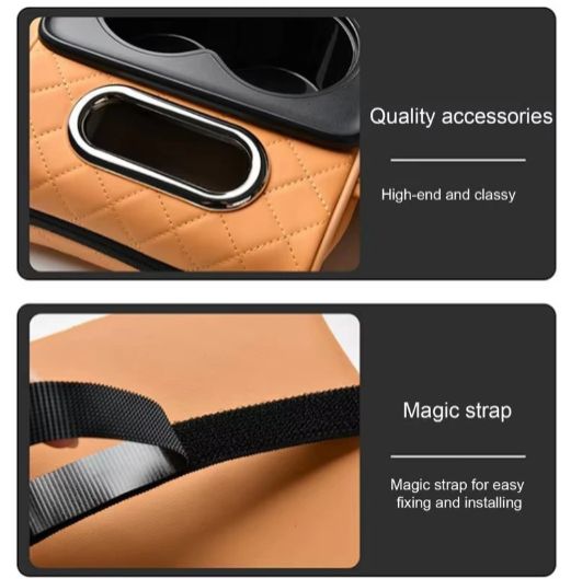 Multifunctional Thicken Car Armrest Storage Box Height Pad Leather Memory Foam Auto Center Armrest Protective Cushion Cup Holder