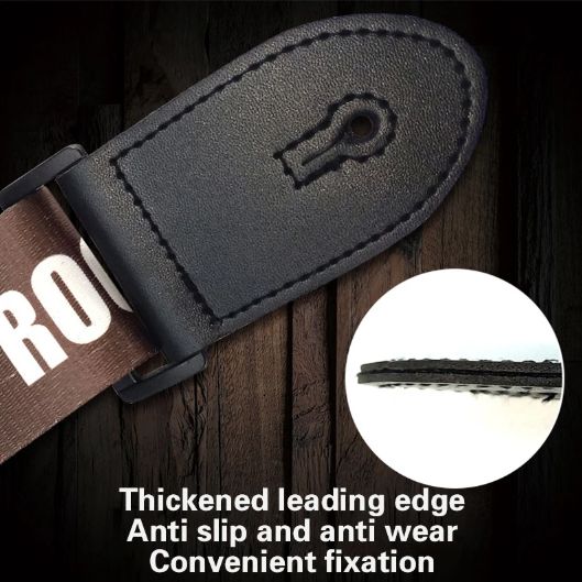 1PC 36 Inch Embroidered Electric Guitar Shoulder Strap Heat Transfer Printed Folk Guitar Bag Strap Piano Strap