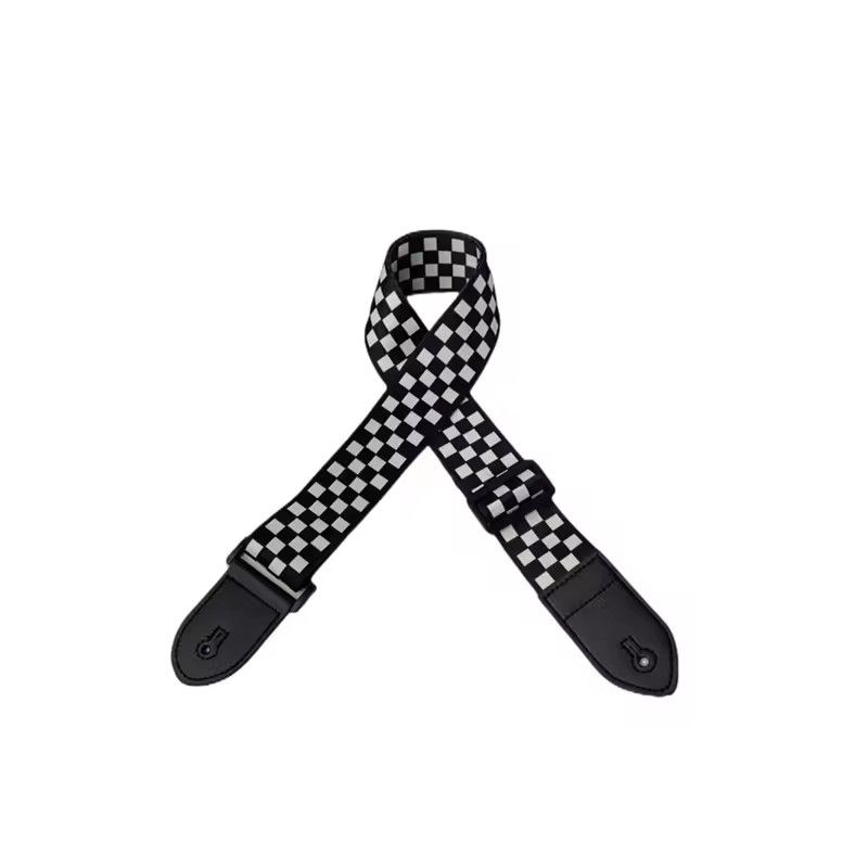 1PC 36 Inch Embroidered Electric Guitar Shoulder Strap Heat Transfer Printed Folk Guitar Bag Strap Piano Strap