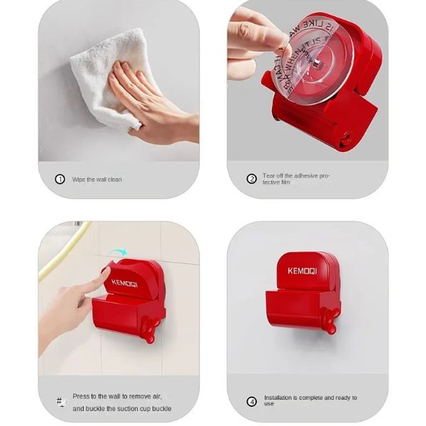 1PC Toothpaste Squeezer Manual Toothpaste Dispenser Cleanser Squeezer Toothpaste Holder Storage Rack Clip for Household Bathroom