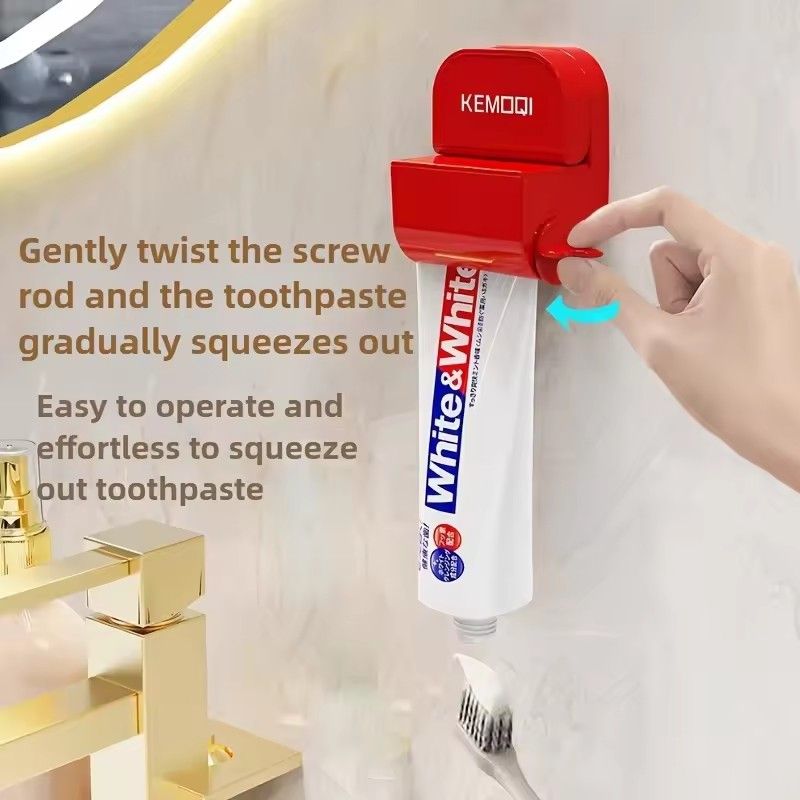 1PC Toothpaste Squeezer Manual Toothpaste Dispenser Cleanser Squeezer Toothpaste Holder Storage Rack Clip for Household Bathroom