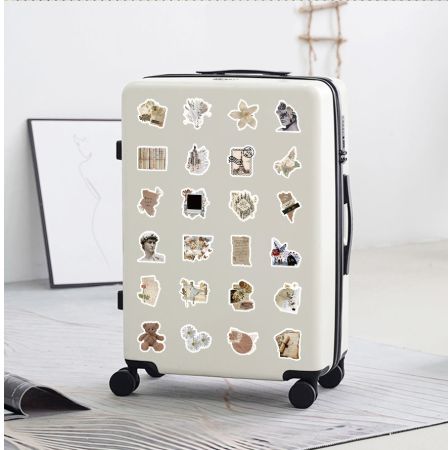 100PCS Vintage Artistic Retro Art Graffiti Stickers for Helmet Bicycle Hand Account Pencil Case Decals
