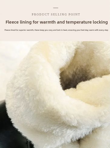 2025 Winter New Fashion Children Princess Boots Waterproof Girls Warm Boots with Bow Kids Snow Boots with Fur Plush