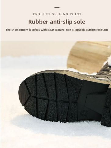 2025 Winter New Fashion Children Princess Boots Waterproof Girls Warm Boots with Bow Kids Snow Boots with Fur Plush