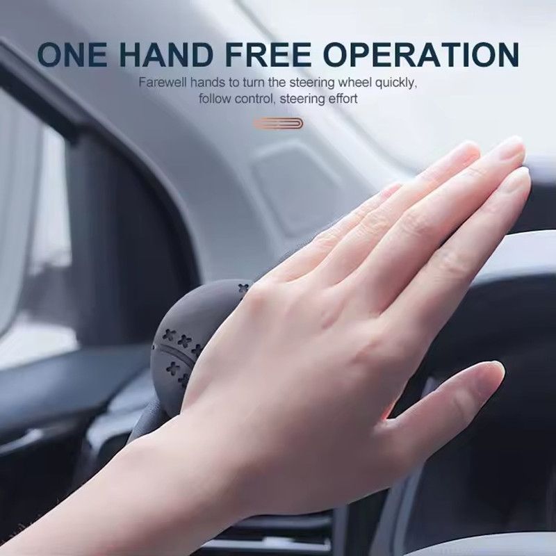 1PC Car Steering Wheel Booster 360 Degree Rotation Steering Wheel Knob Ball Labor-saving One Hand Steering Booster C-731