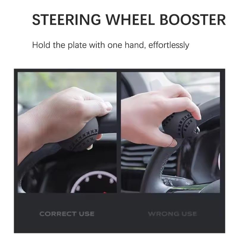 1PC Car Steering Wheel Booster 360 Degree Rotation Steering Wheel Knob Ball Labor-saving One Hand Steering Booster C-731