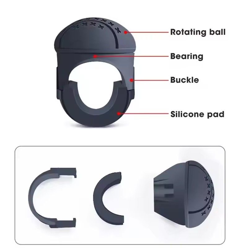 1PC Car Steering Wheel Booster 360 Degree Rotation Steering Wheel Knob Ball Labor-saving One Hand Steering Booster C-731