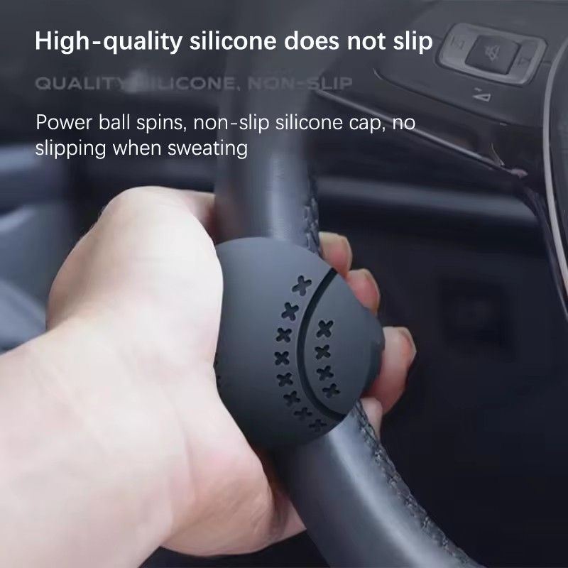 1PC Car Steering Wheel Booster 360 Degree Rotation Steering Wheel Knob Ball Labor-saving One Hand Steering Booster C-731
