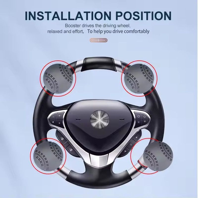 1PC Car Steering Wheel Booster 360 Degree Rotation Steering Wheel Knob Ball Labor-saving One Hand Steering Booster C-731