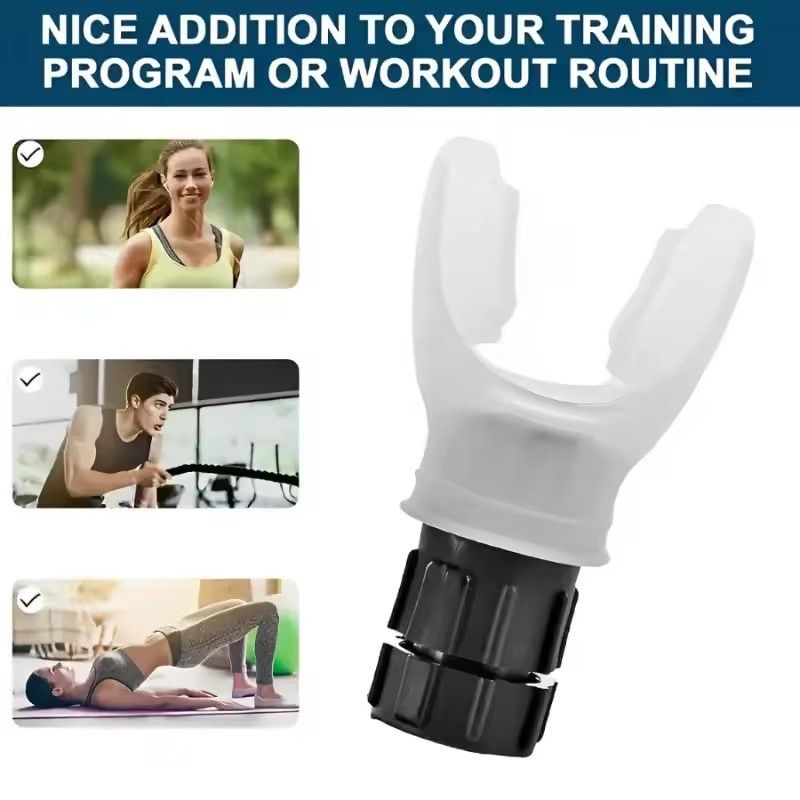 1PC Silicone Respiratory Trainer Lung Ventilator Fitness Equipment High-altitude Respiratory Training Tools for Exercise