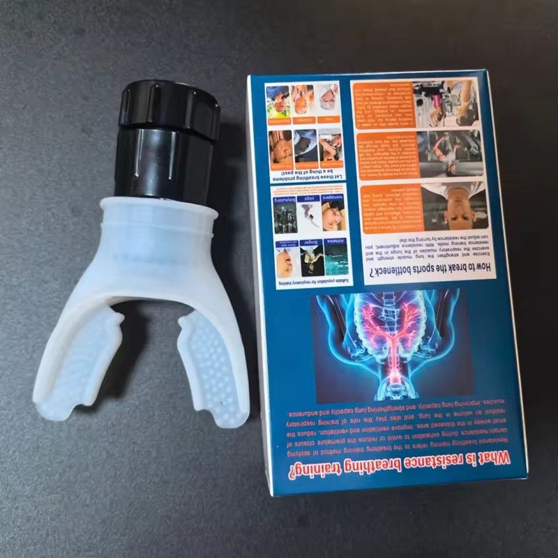 1PC Silicone Respiratory Trainer Lung Ventilator Fitness Equipment High-altitude Respiratory Training Tools for Exercise
