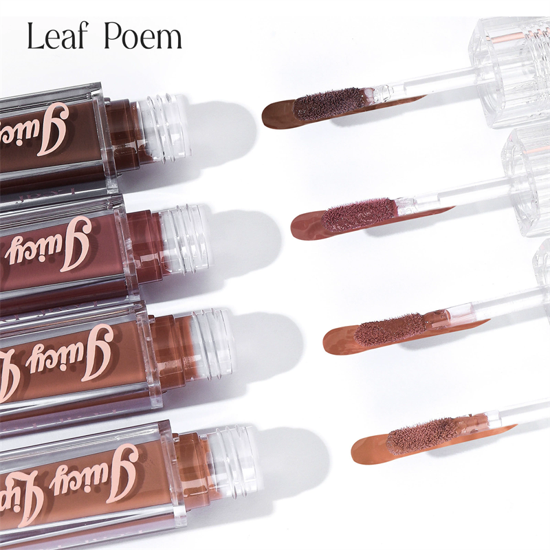 1PCHydrating Crystal Lip Oil - Plumping & Moisturizing Gloss with Tinted Shades High-shine Wet Cherry Pink Pearl Glow Lip Makeup B2-1032 view 3