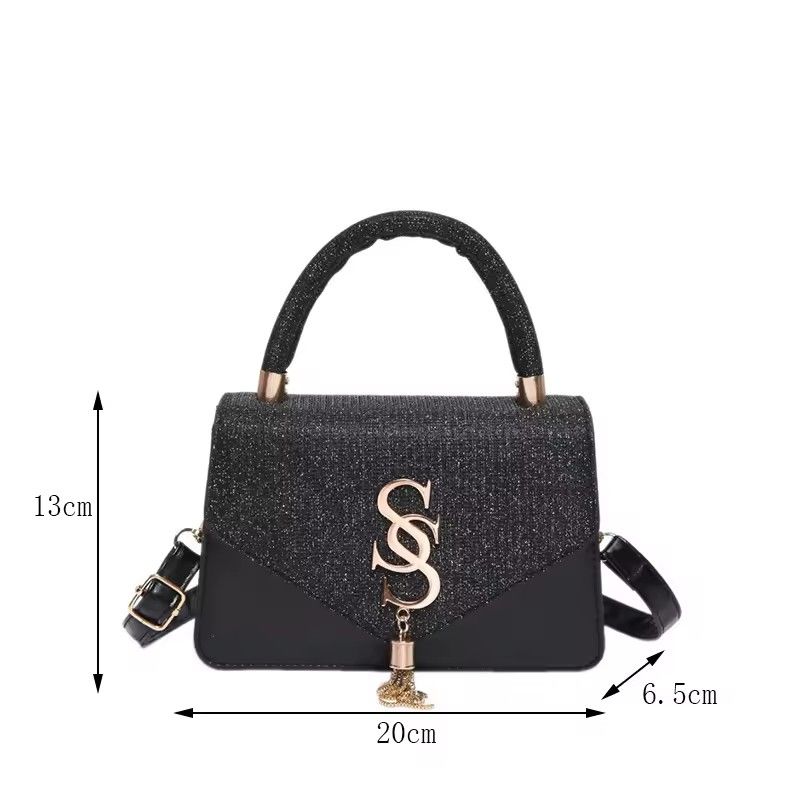 1PC Glitter Gold Silver Rhinestone Clutch; Luxury Evening Bag; High-Quality Shoulder Crossbody Handbag for Women