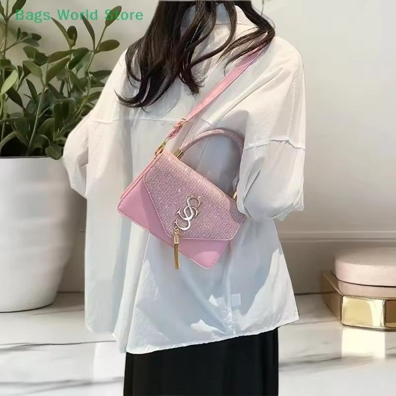 1PC Glitter Gold Silver Rhinestone Clutch; Luxury Evening Bag; High-Quality Shoulder Crossbody Handbag for Women