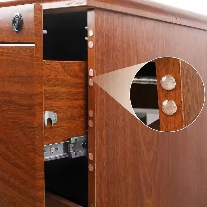 6PCS Door Stopper Handle Bumpers Silicone Self Adhesive Mute Anti-Shock Protection Porte Pad Home Decoration Wall Protection