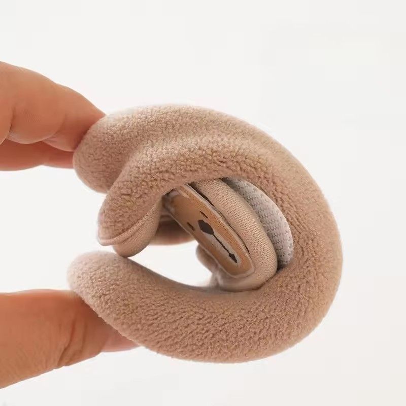 Cartoon Bears Baby Floor Socks Kids Plush Slippers Toddler Warm Shoes Children Soft Non-slip Prewalkers Indoor Home Slippers