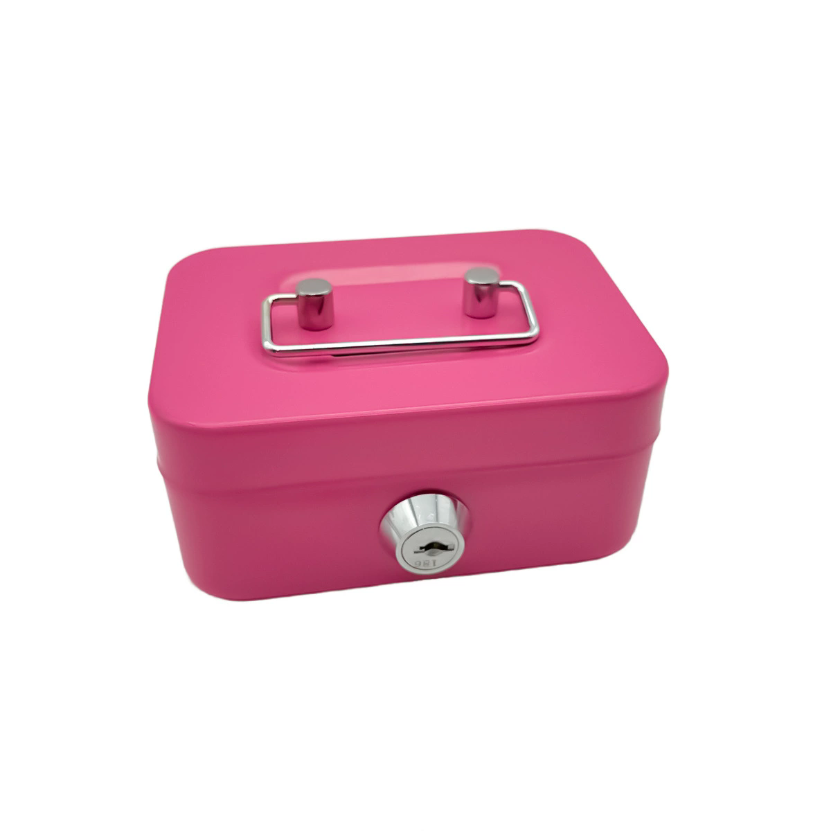 Money Safe Box Lockable Cash Box With Key,Portable Piggy Box Made Of Metal Small Security Lock Box Sturdy Coin Boxes For Kids