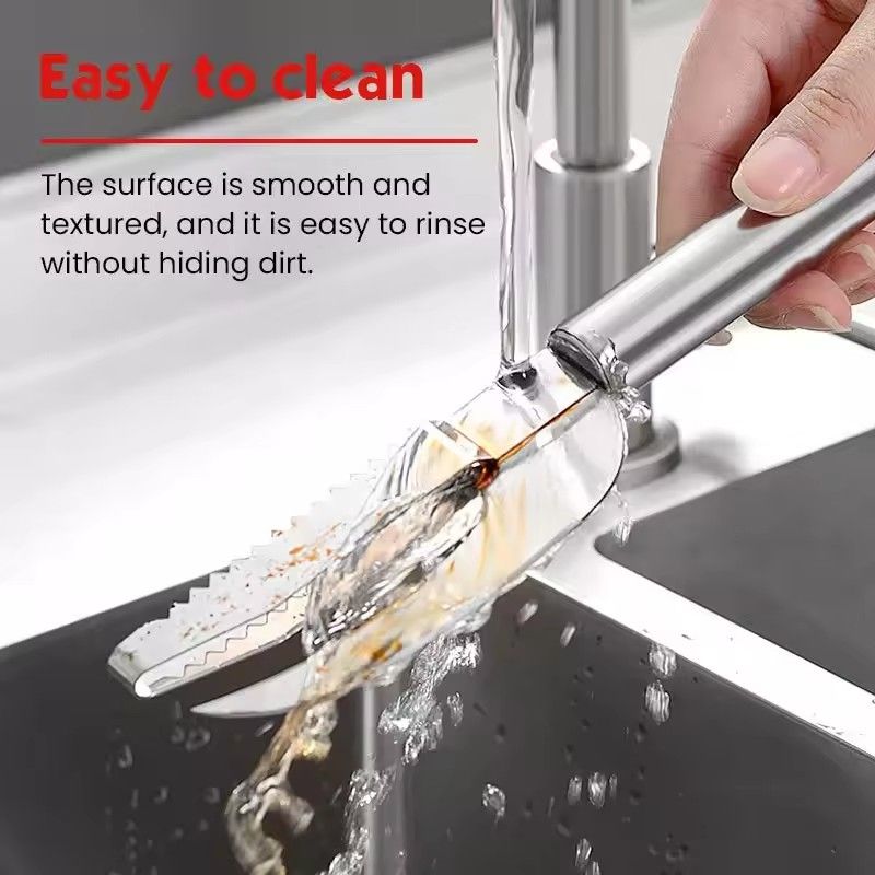 1PC Multi-functional fish scaler/fish belly scraper, household thickened stainless steel, 3-in-1 fish scaler and belly scraper