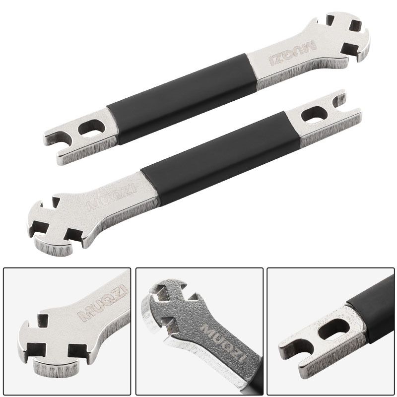 Mountain Bike Spoke Wrench Stainless Steel Bicycle Circles Adjust The Correction Adjuster Spoke Cap Tool Cycling Bike Multitool