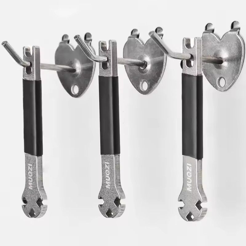 Mountain Bike Spoke Wrench Stainless Steel Bicycle Circles Adjust The Correction Adjuster Spoke Cap Tool Cycling Bike Multitool
