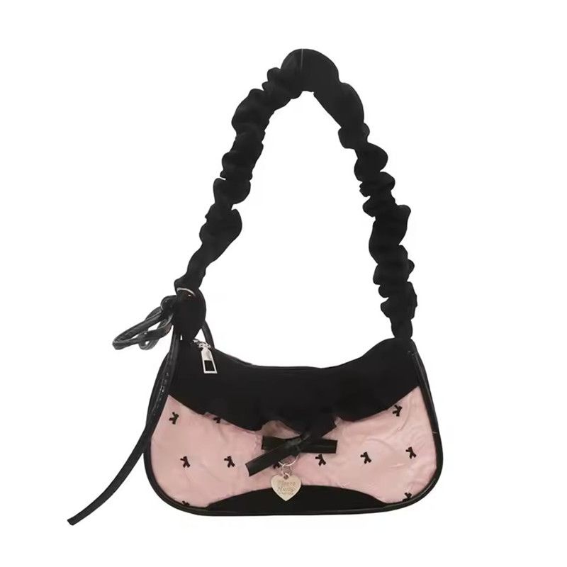 New Cute Checkered Handheld Underarm Bag Cowboy Sweet Women'S Simple And Fresh Y2k Fashion Casual Shoulder Bag Gift For Friengds