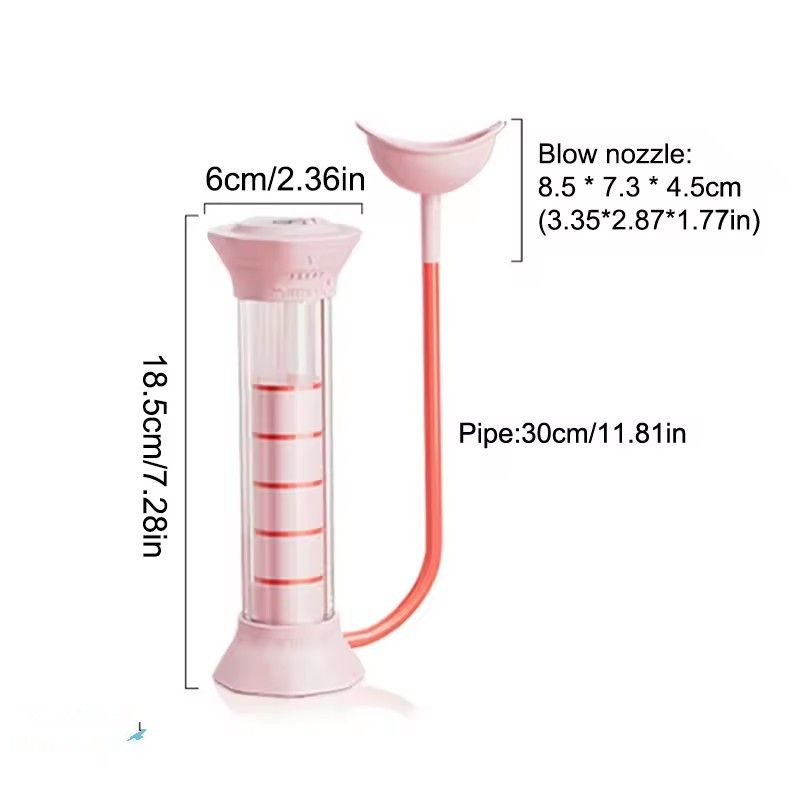 1PC Adjustable Diaphragm Breathing Dumbbell Trainer With Counter Abdominal Muscle Trainer Deep Breathing Exercise Lung Capacity