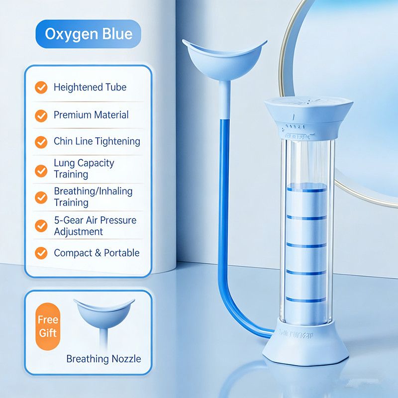 1PC Adjustable Diaphragm Breathing Dumbbell Trainer With Counter Abdominal Muscle Trainer Deep Breathing Exercise Lung Capacity