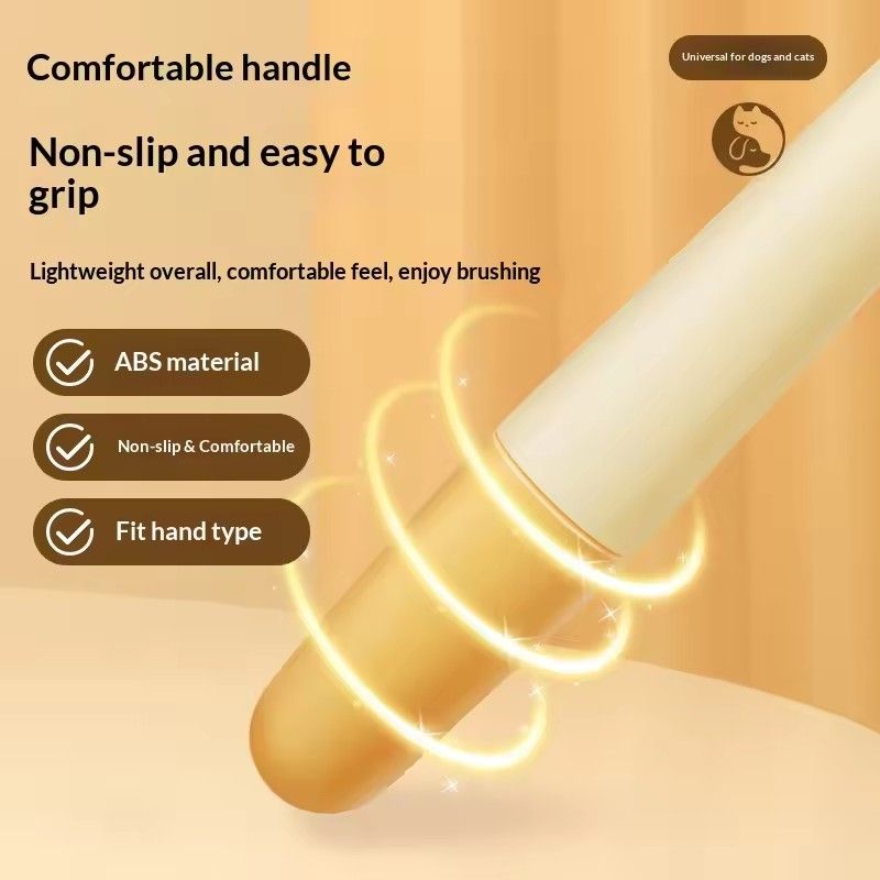1PC Self-Cleaning Pet Brush for Cats & Dogs Dematting Deshedding Comb Grooming Rake with Massage Needles Detangling Fur Remover