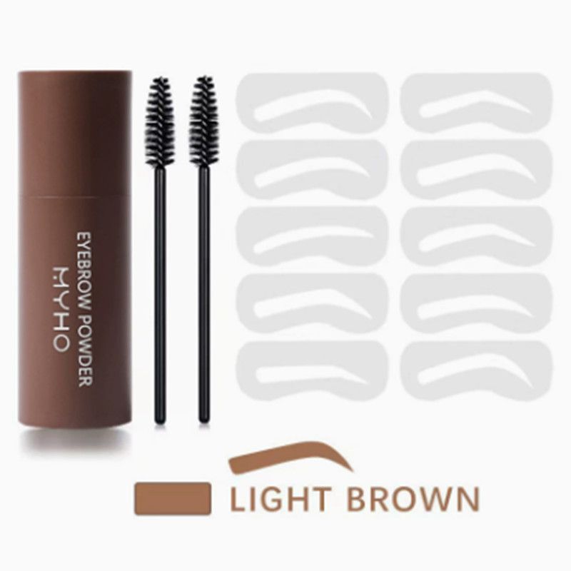 Eyebrow Stamp Waterproof Long Lasting Natural Brow Stamp Shaping Kit Shape Brow Stamp Contouring Stick Hairline 3Colors B2-1061