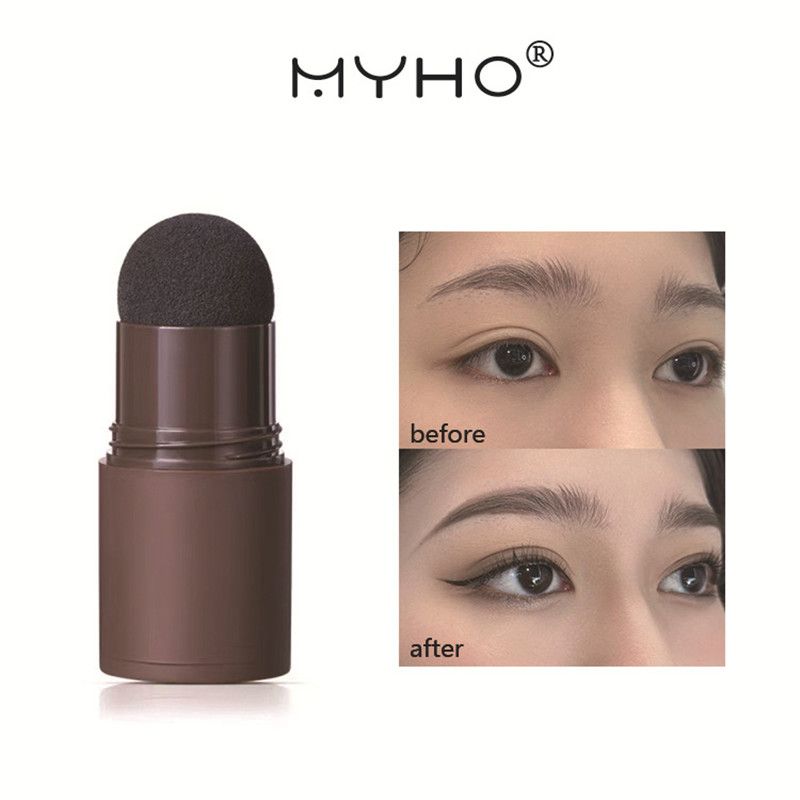 Eyebrow Stamp Waterproof Long Lasting Natural Brow Stamp Shaping Kit Shape Brow Stamp Contouring Stick Hairline 3Colors B2-1061