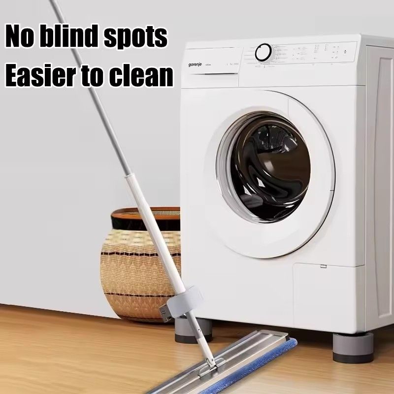 4PCS Anti Pads Washer Feet Pad Universal Washing Machine Anti-Skid Roller Kit Furniture Lifting Foot Base Washer Stand