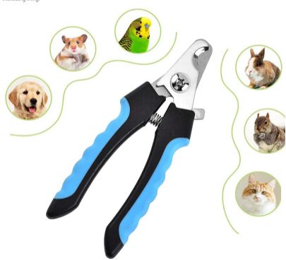 Pet Nail Clippers for Large Dog Nail Trimmer Stainless Steel Scissor Multifunctional Nail Cutter Cat Claw Care Grooming Supplies