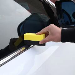 5PCS Car Wheel Cleaning Sponge Tire Wash Wiper Applicator Sponge Applicator Pads Tire Wash Cleaning Tool Car Cleaning Brush