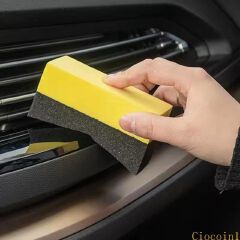 5PCS Car Wheel Cleaning Sponge Tire Wash Wiper Applicator Sponge Applicator Pads Tire Wash Cleaning Tool Car Cleaning Brush