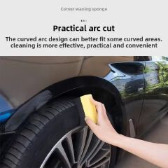 5PCS Car Wheel Cleaning Sponge Tire Wash Wiper Applicator Sponge Applicator Pads Tire Wash Cleaning Tool Car Cleaning Brush