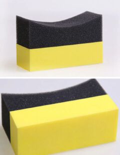 5PCS Car Wheel Cleaning Sponge Tire Wash Wiper Applicator Sponge Applicator Pads Tire Wash Cleaning Tool Car Cleaning Brush