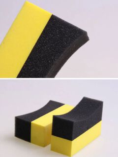 5PCS Car Wheel Cleaning Sponge Tire Wash Wiper Applicator Sponge Applicator Pads Tire Wash Cleaning Tool Car Cleaning Brush