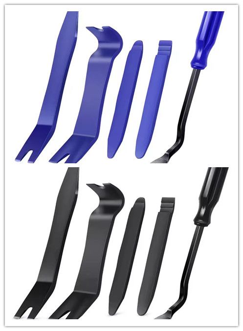 5PCs Car Audio Trim Removal Tool Kit Anti-Scratch Pry Applicable Car Door Panel and Audio Dashboard