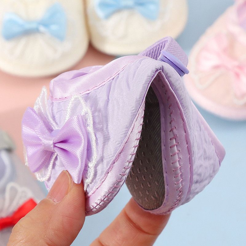 2026 Brand New Newborn Infants Toddler Baby Girl Soft Crib Shoes Moccasin Prewalker Sole Shoes Bow Lovely Cute First Walkers