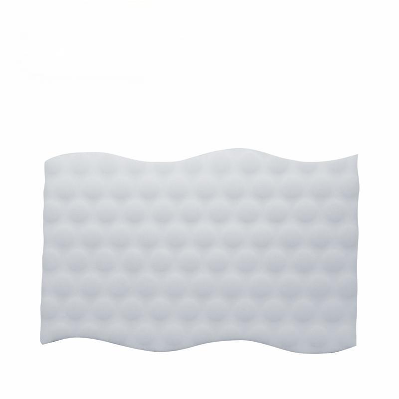 6PCS Three-Layer Wave Shape Magic Cleaning Sponge Eraser Multi-Functional Foam for Kitchen Bathroom Wall Cleaning Sponge