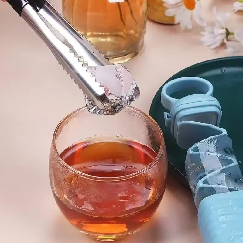 Household Ice Making Molds Durable Press Ice Cube Tray Fast Freeze Silicone Mold Refrigerator Reusable Kitchen Bar Ice Cube Mold