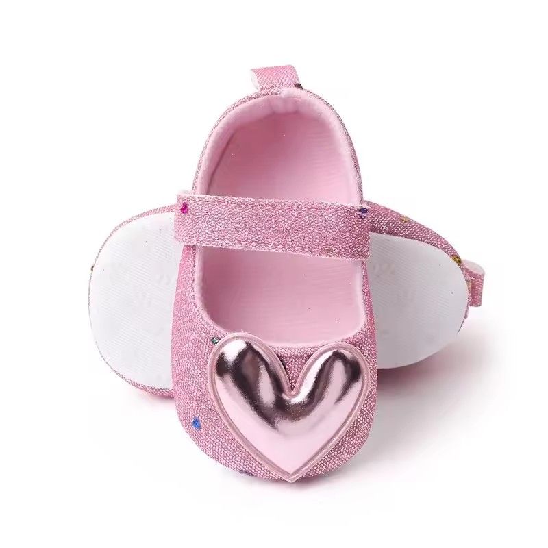 Baby Girl Toddler Shoes Baby 3D Love Heart Style Baby's First Pair of Step Shoes Breathable Non-slip Fashion
