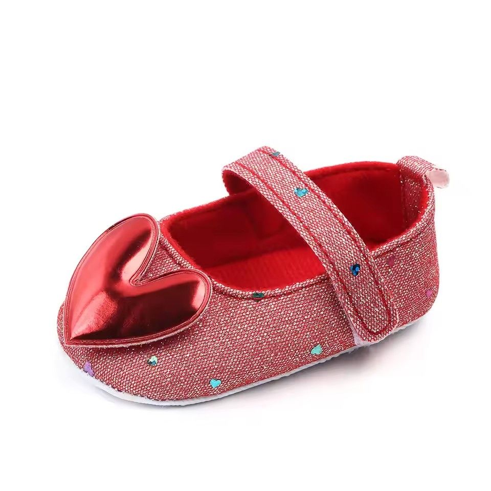 Baby Girl Toddler Shoes Baby 3D Love Heart Style Baby's First Pair of Step Shoes Breathable Non-slip Fashion